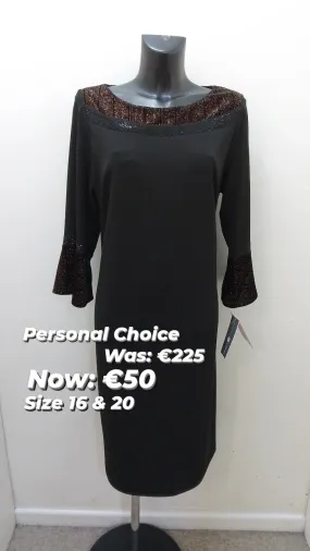 19118 Personal Choice Black dress