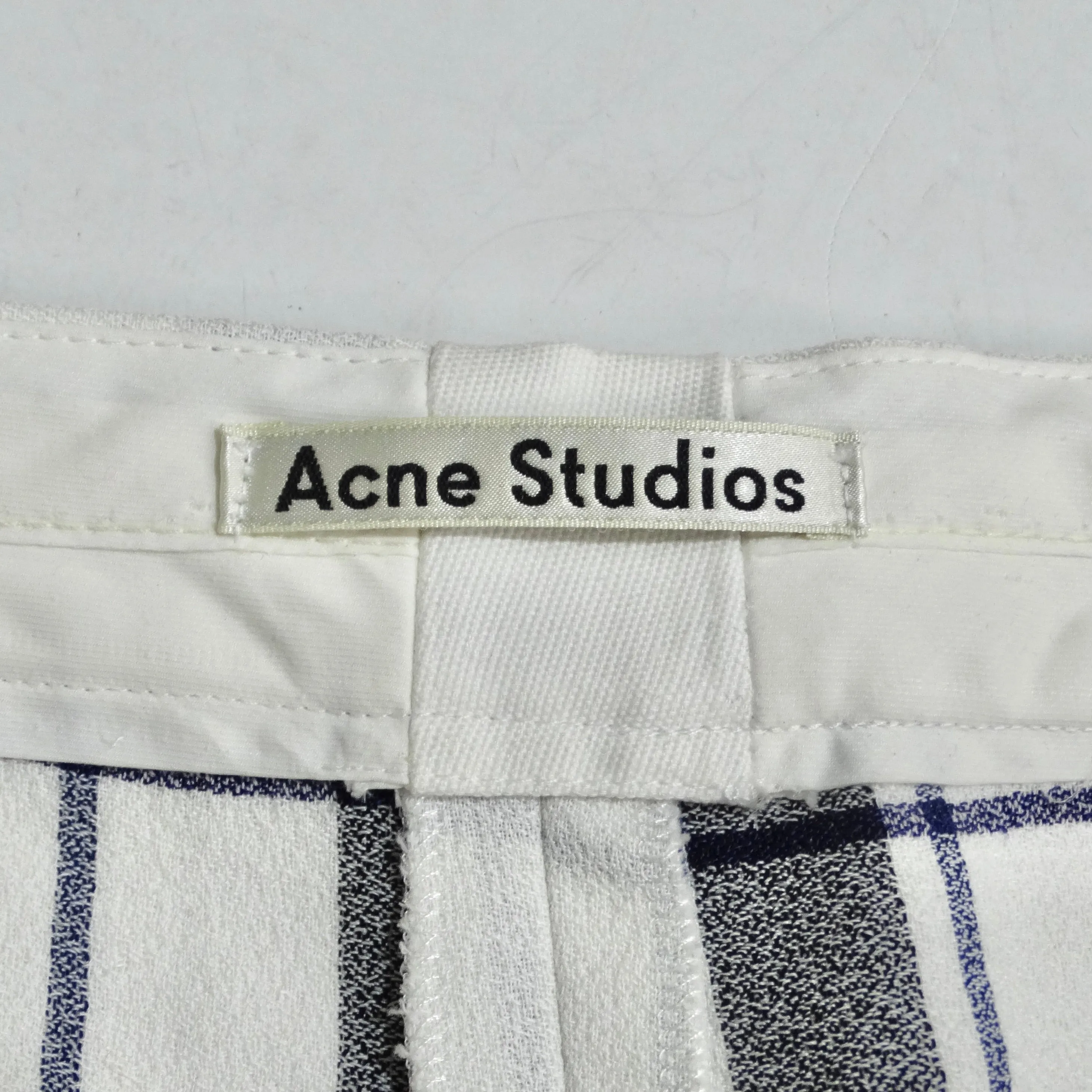 Acne Studios Plaid Trousers