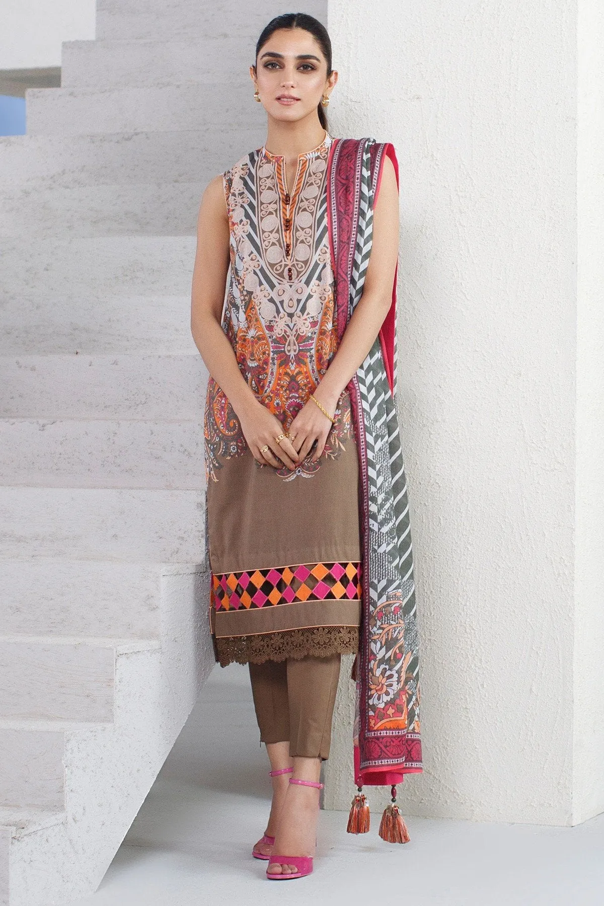 Al Karam - 3 PC  SS08A Spring Summer Lawn Collection