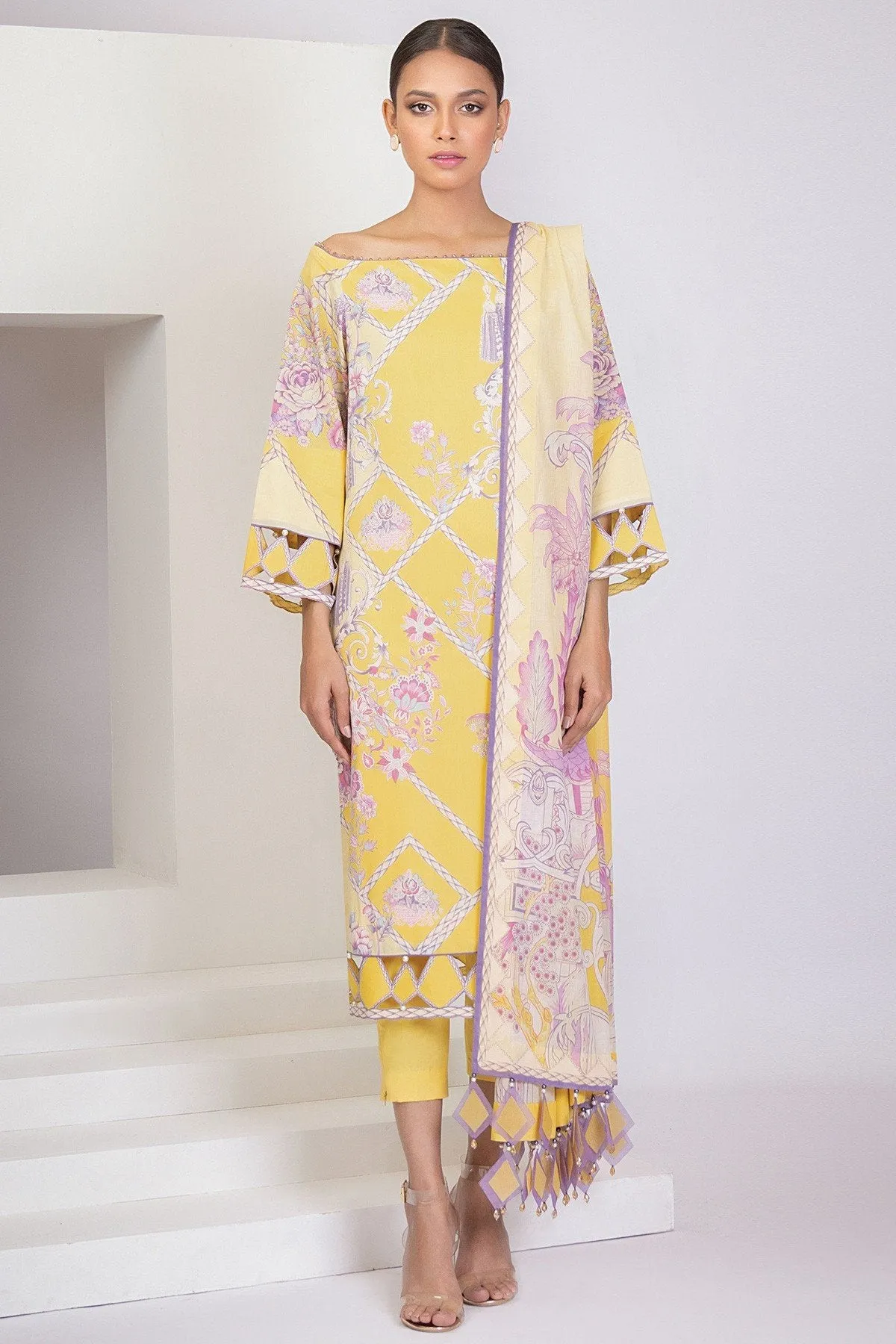 Al Karam - 3 PC  SS22B Spring Summer Lawn Collection