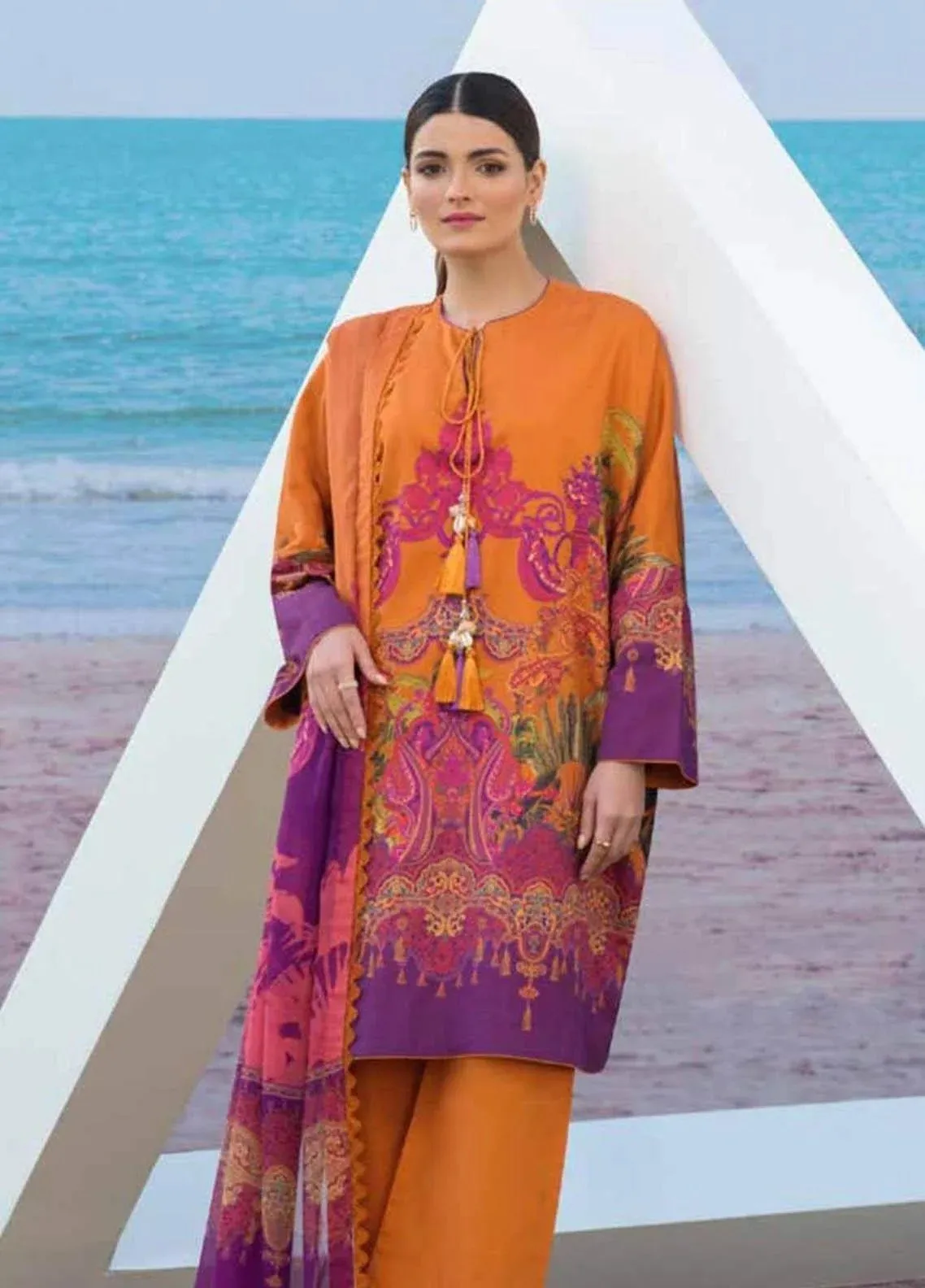 Al Karam - 3 PC  SS5A Spring Summer Lawn Collection