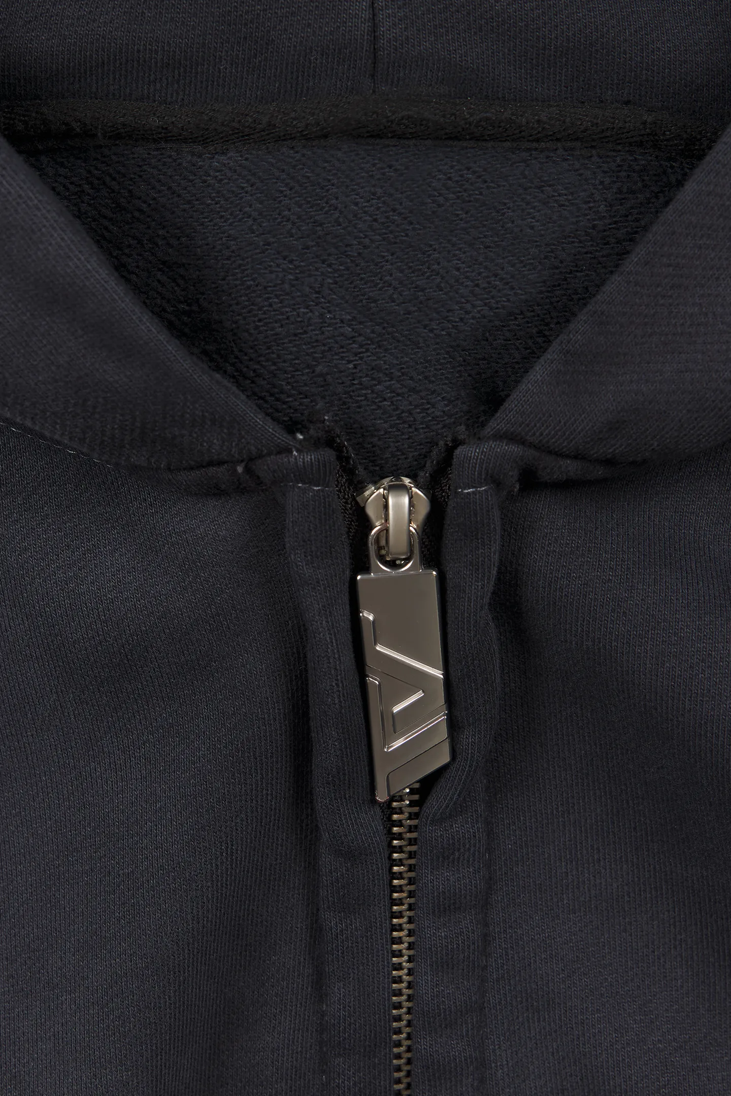 Ash Black Zip Hoodie