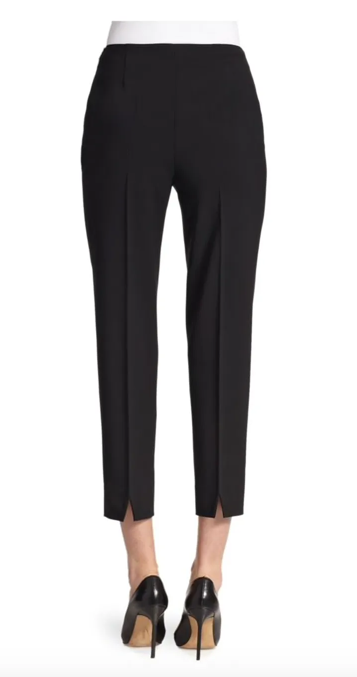 Audrey Black Wool Trousers