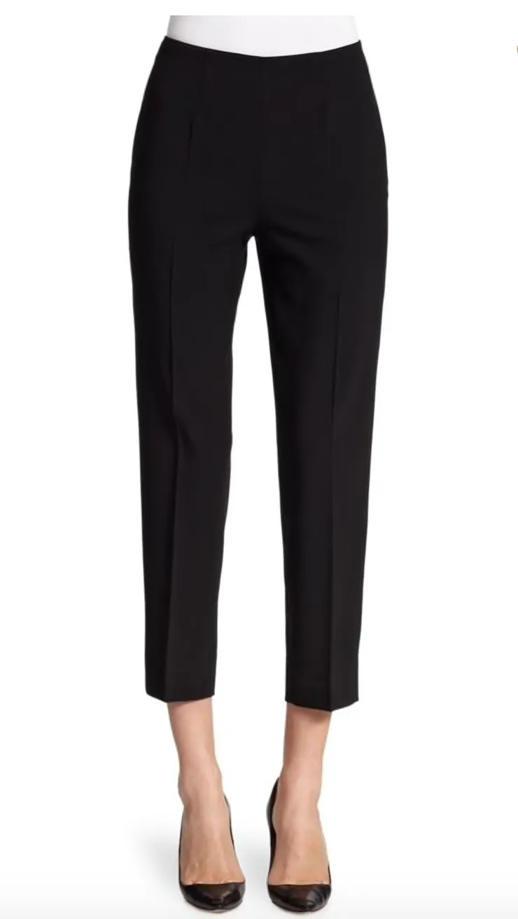 Audrey Black Wool Trousers