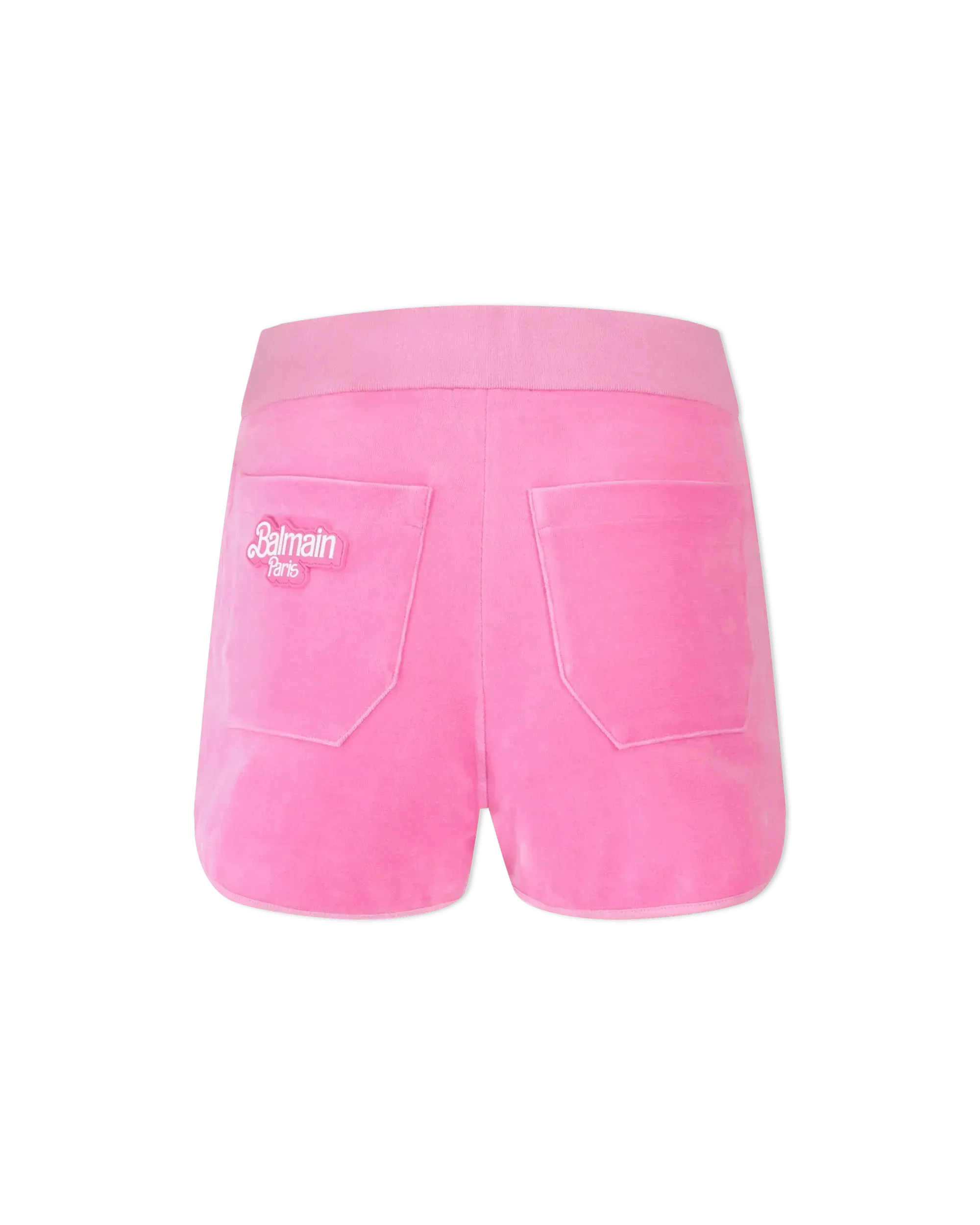 Balmain X Barbie Velvet Shorts