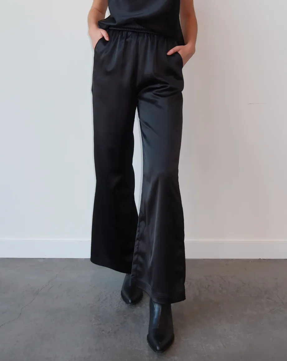 BRUNETTE THE LABEL - The STEVIE Satin Straight Leg Pant