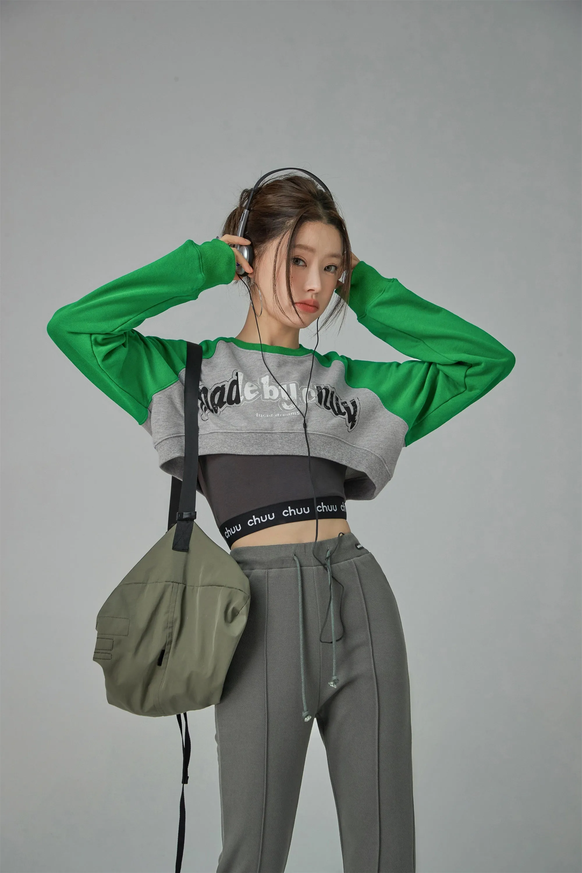 Casually Living Long Sleeve Cropped Sweatshirt