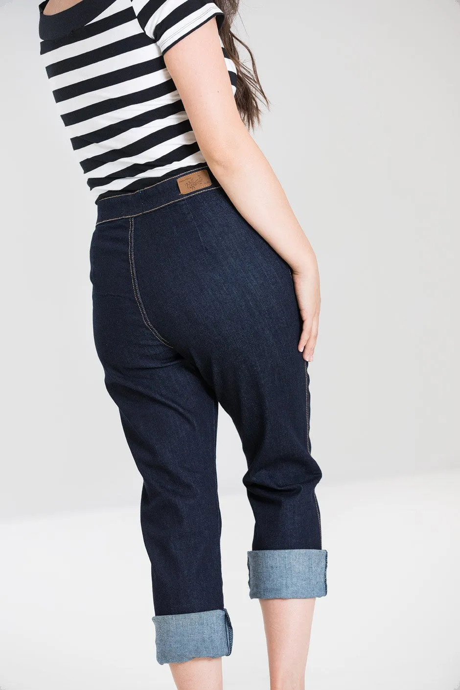 Charlie Capri Jeans by Hell Bunny