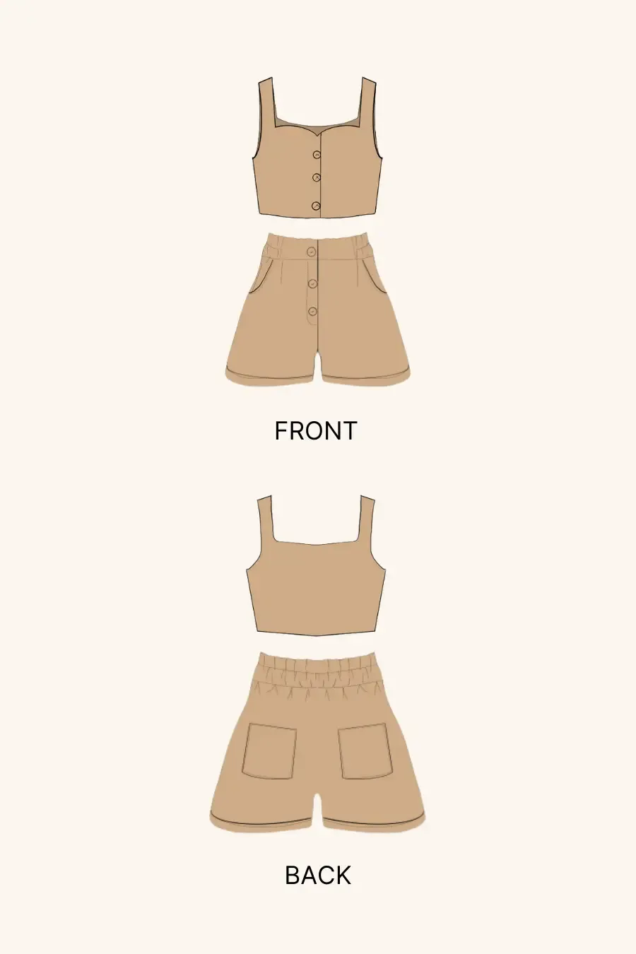 Coord Set Sewing Pattern 'Harper'