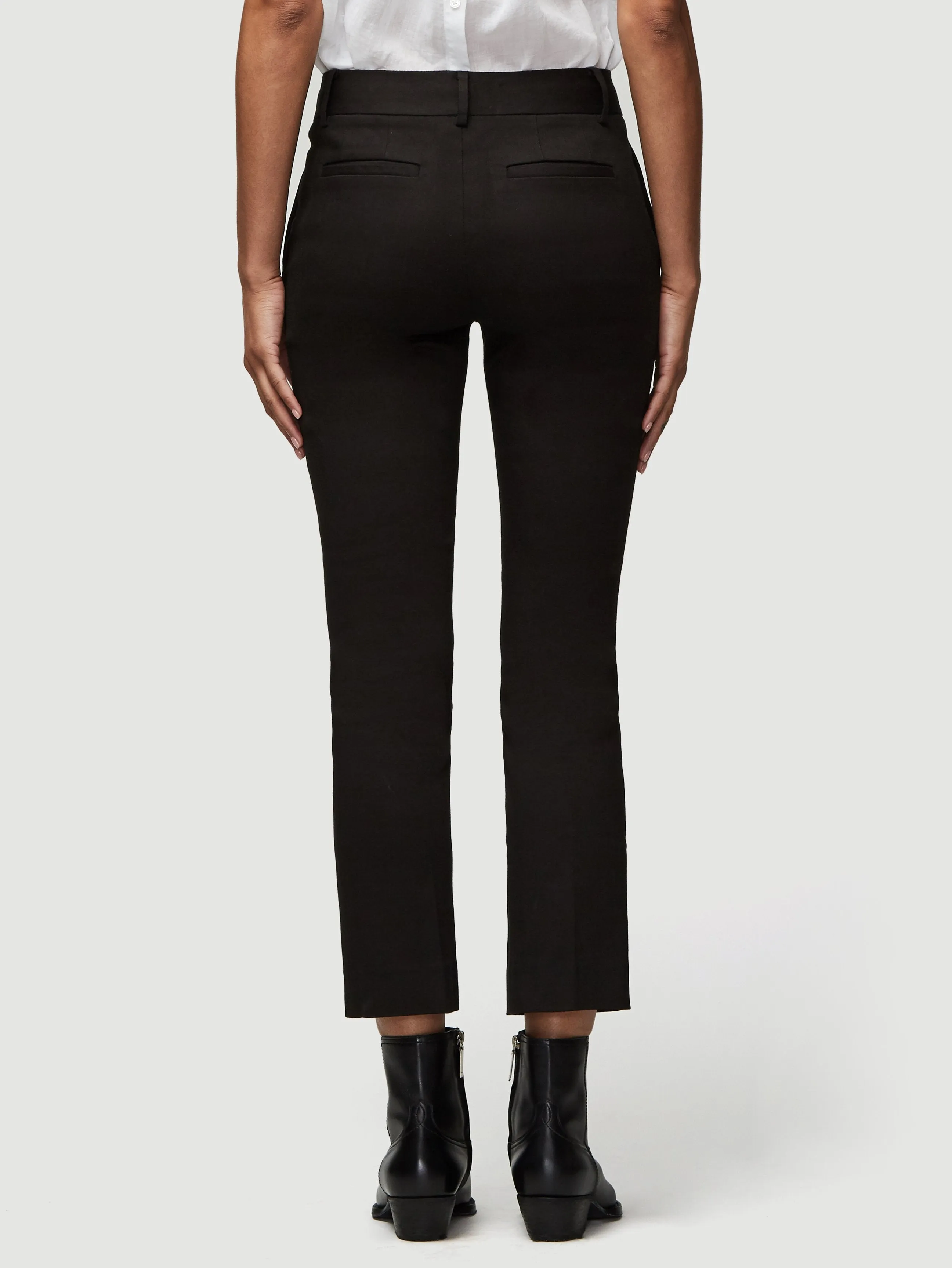 Cropped Perfect Trouser -- Noir