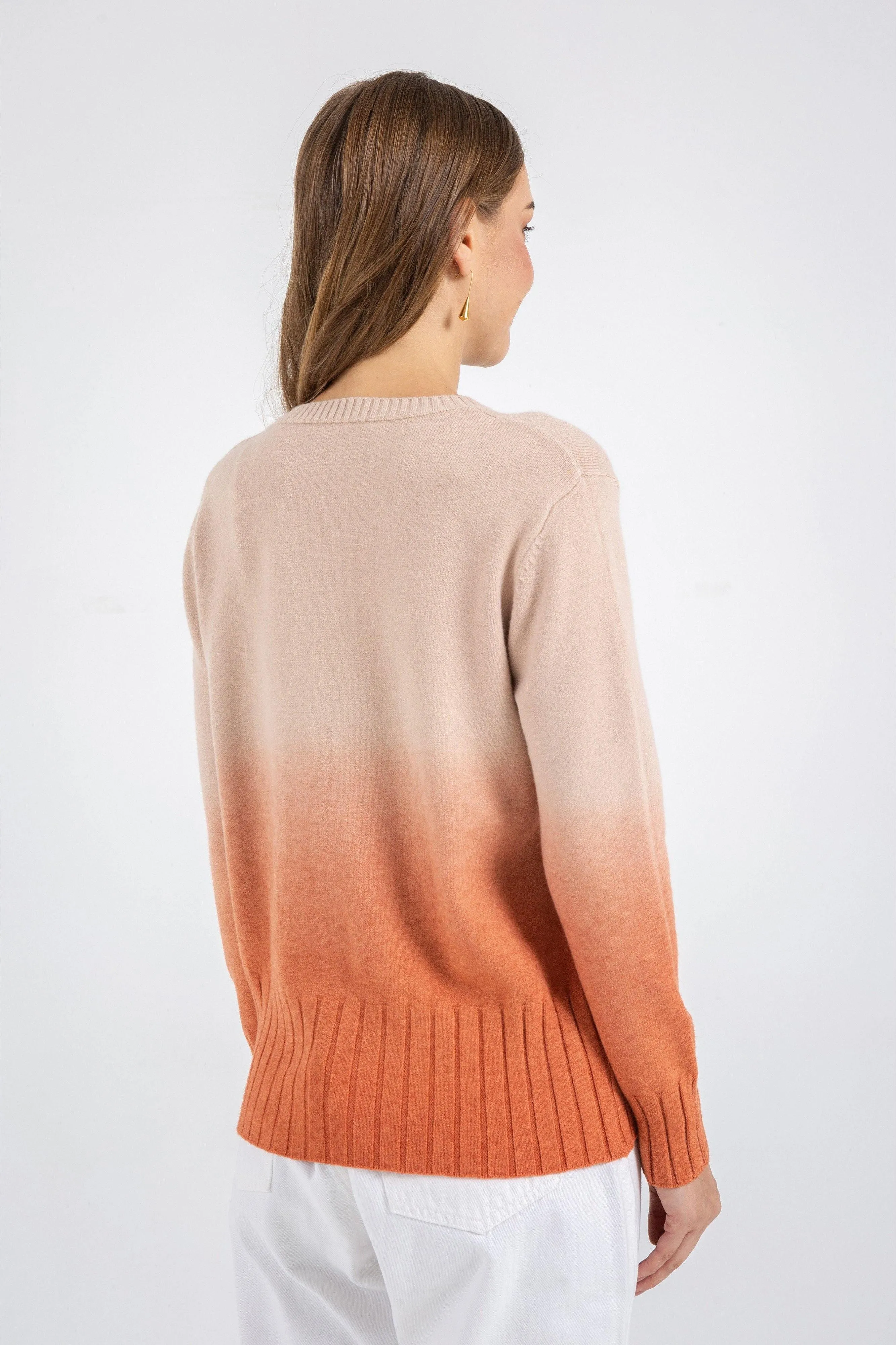 Dip Dye Knitted Sweater