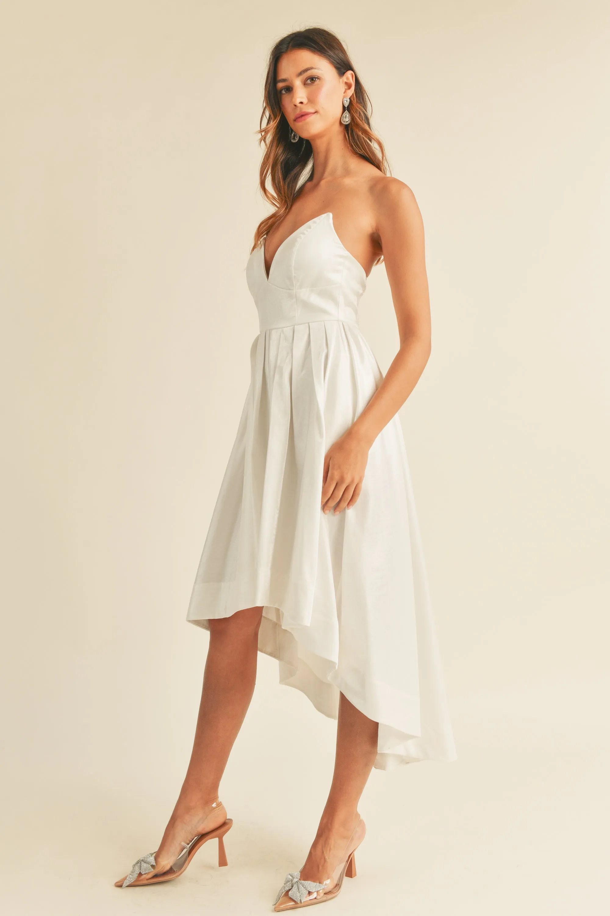 DOMINICA FLARE MIDI DRESS