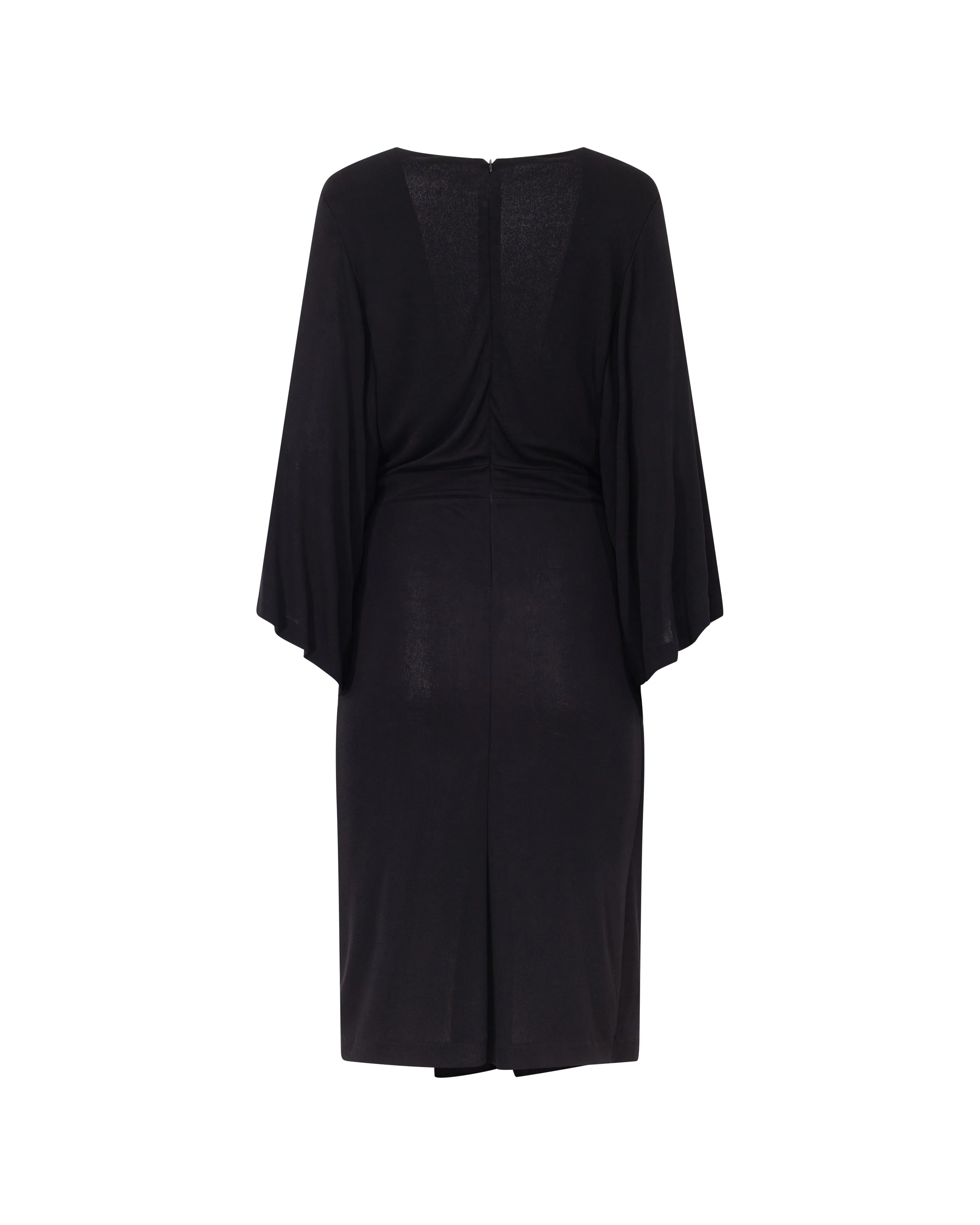 ETRO New Women's Black Silk Flare Dress