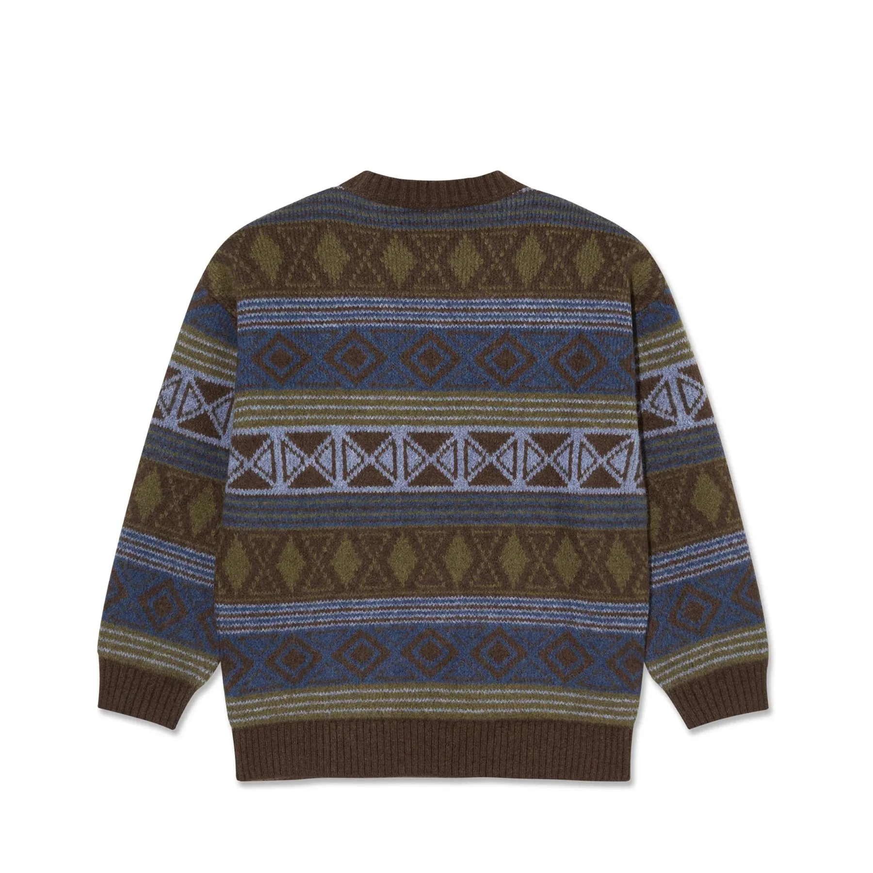 George Sweater Blue Green Mix