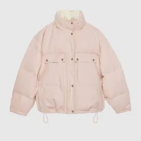 GG cotton canvas puffer jacket