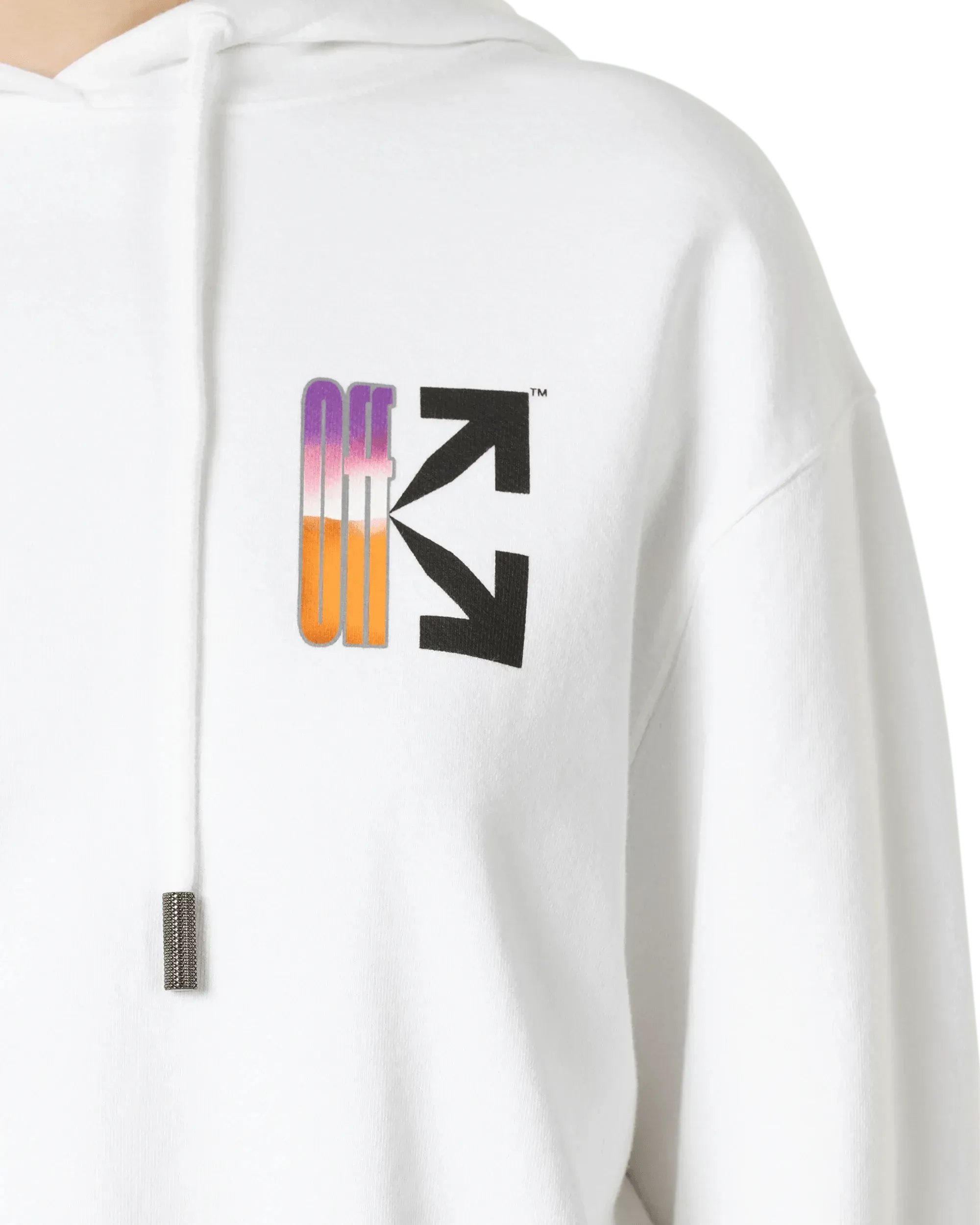 Gradient Cropped Hoodie