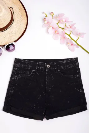 High Waisted Denim Shorts Ex Brand