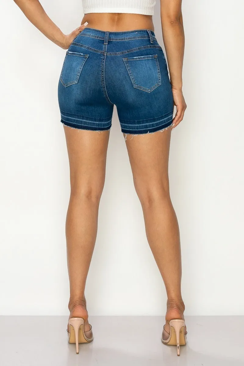 High Waisted Denim Shorts