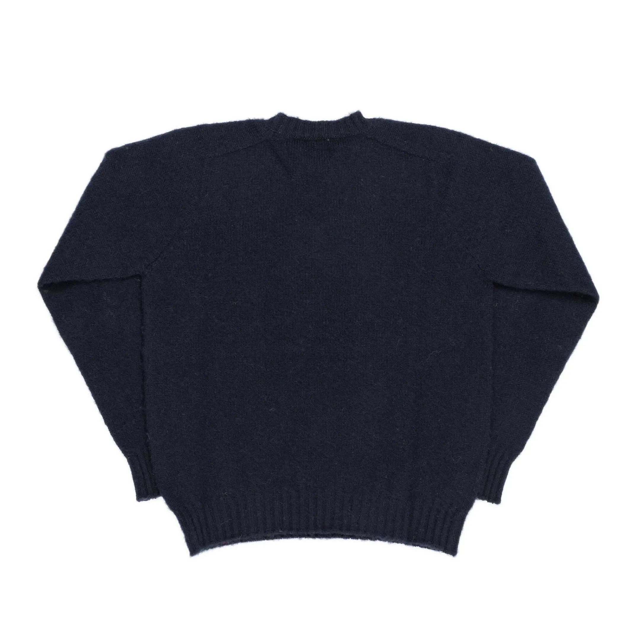 Jamieson's For Clutch Cafe Brushed Shetland Sweater Dark Navy