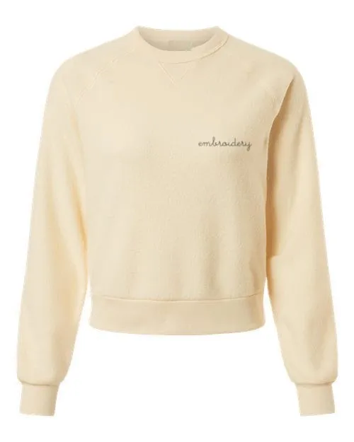 Ladies' Teddy Cropped Crewneck Sweatshirt