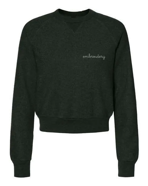 Ladies' Teddy Cropped Crewneck Sweatshirt