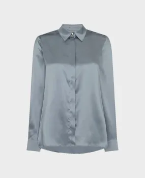 Liberty Satin Silk Relaxed Shirt