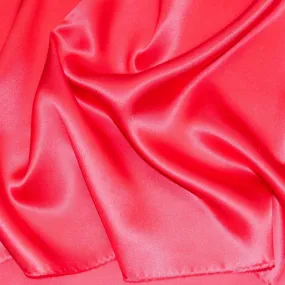 Light Red Silk Charmeuse Fabric