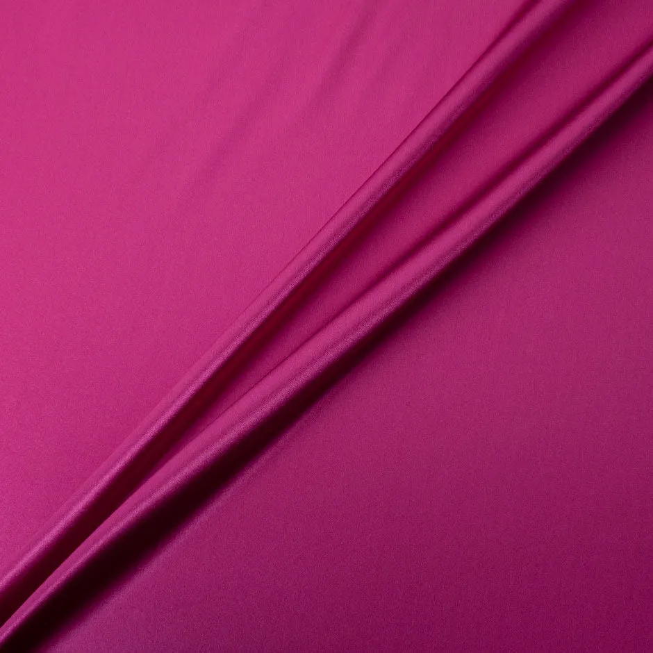 Magenta Pink Pure Silk Satin (A 2m Piece)