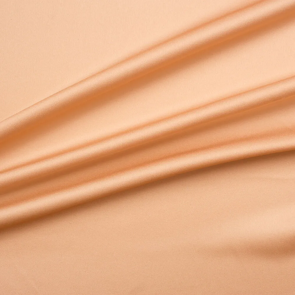 Nude Silk Satinised Chiffon