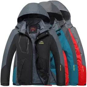 Plus Size 7XL 8XL 9XL Male Jacket Spring Autumn outdoor Waterproof Windproof Jacket Coat Tourism Mountain Breathable Jacket Men