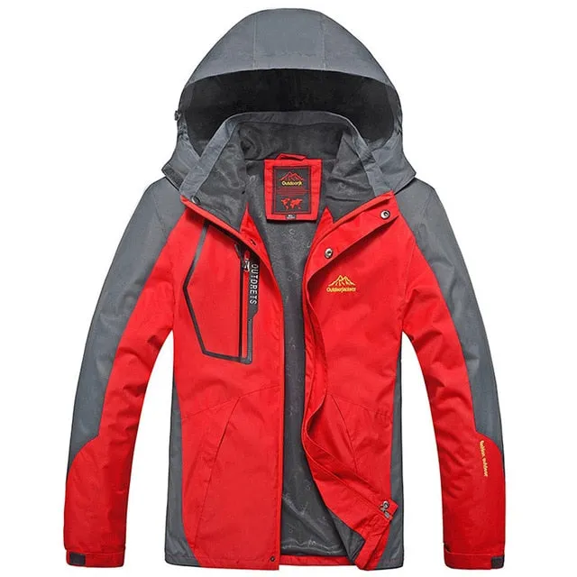 Plus Size 7XL 8XL 9XL Male Jacket Spring Autumn outdoor Waterproof Windproof Jacket Coat Tourism Mountain Breathable Jacket Men