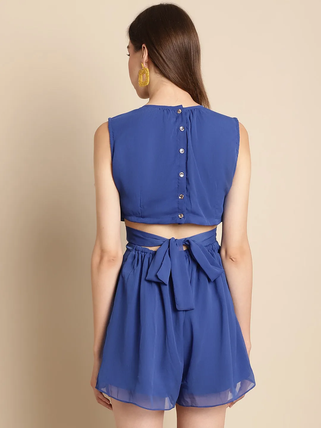 Royal Blue Playsuit