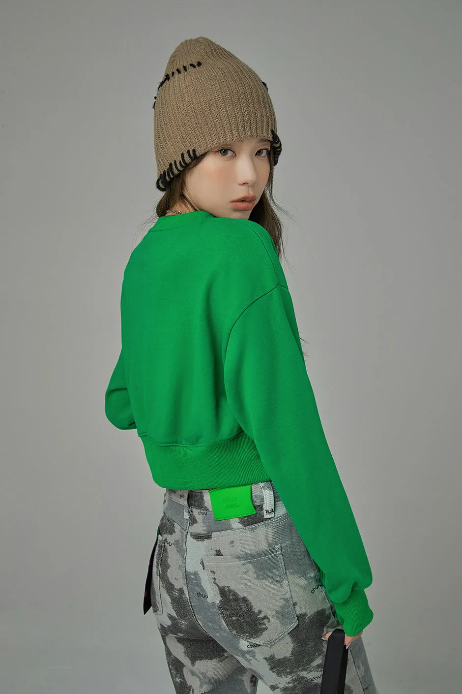 Show Me Style Cropped Sweatshirt