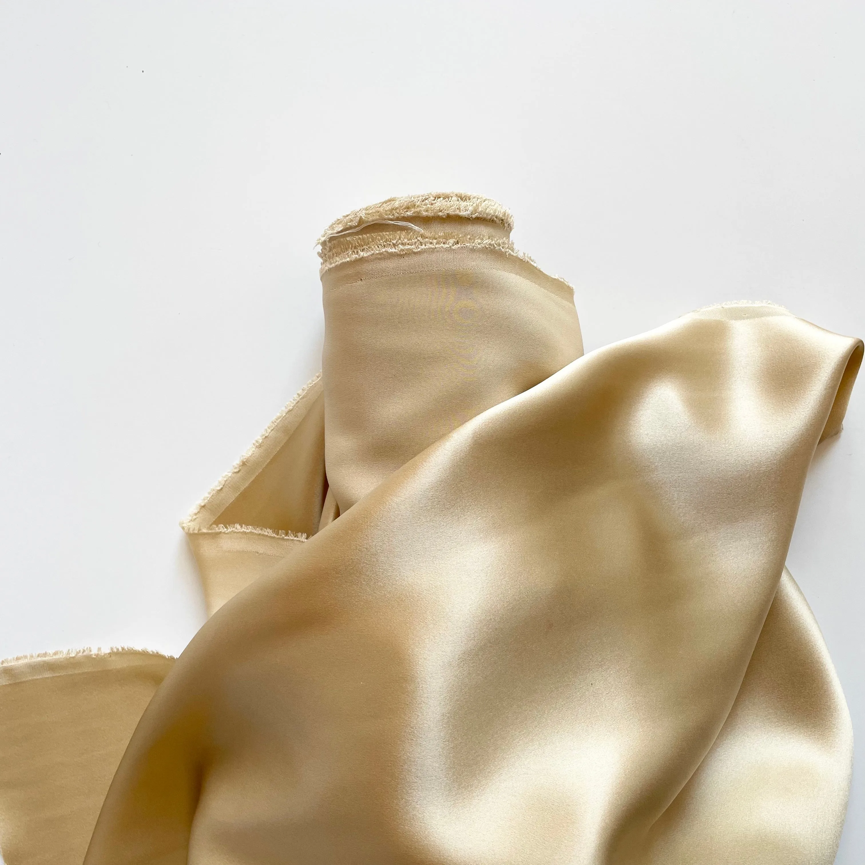 Silk Charmeuse - Almond