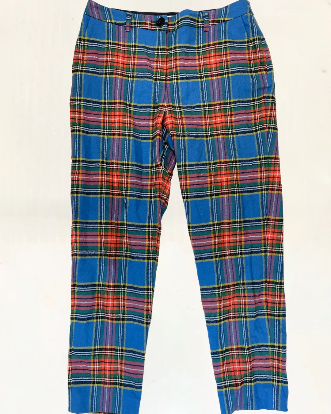 Tartan Seasonal Capri Length Trousers