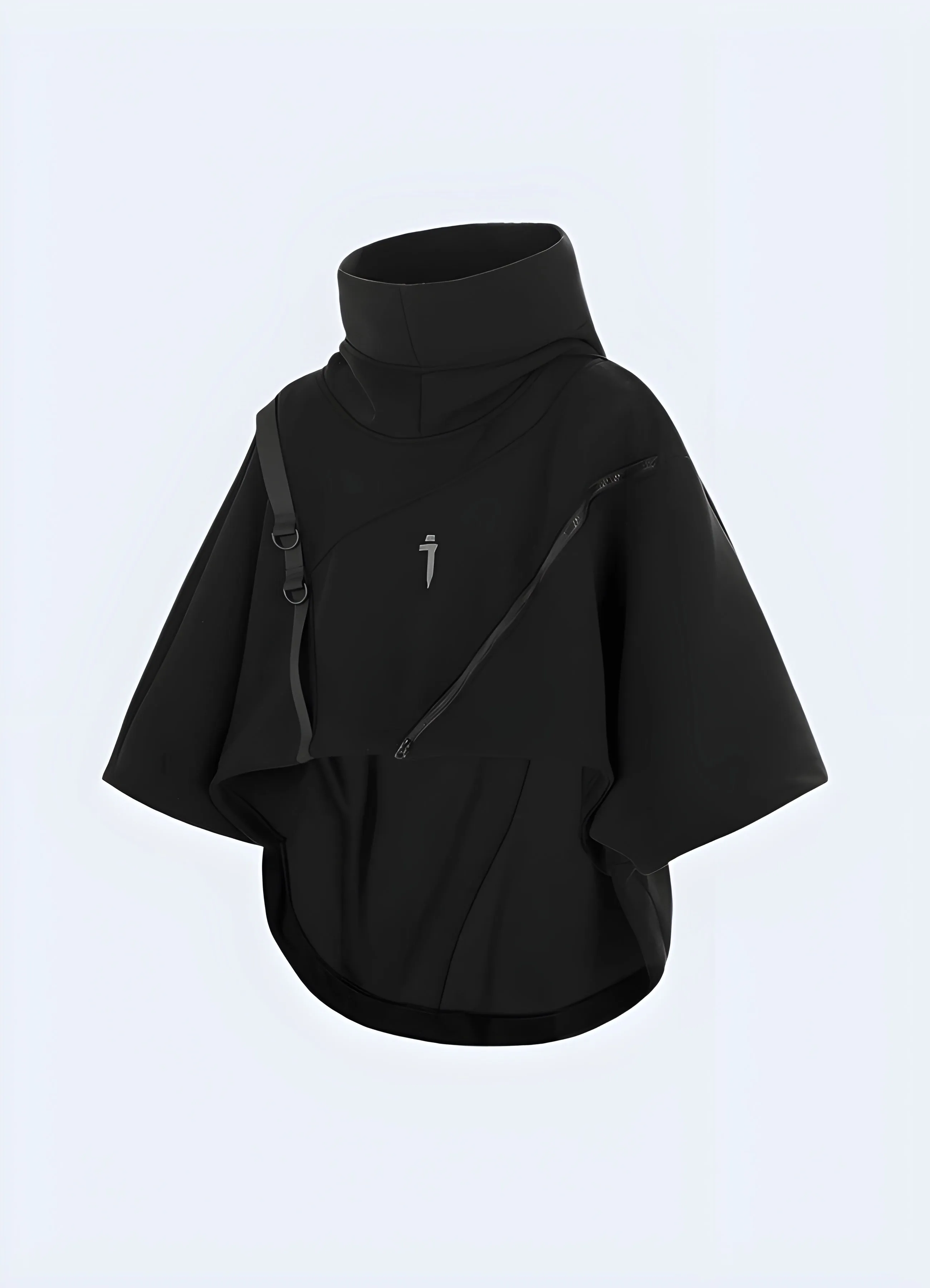 Techwear Crop Poncho