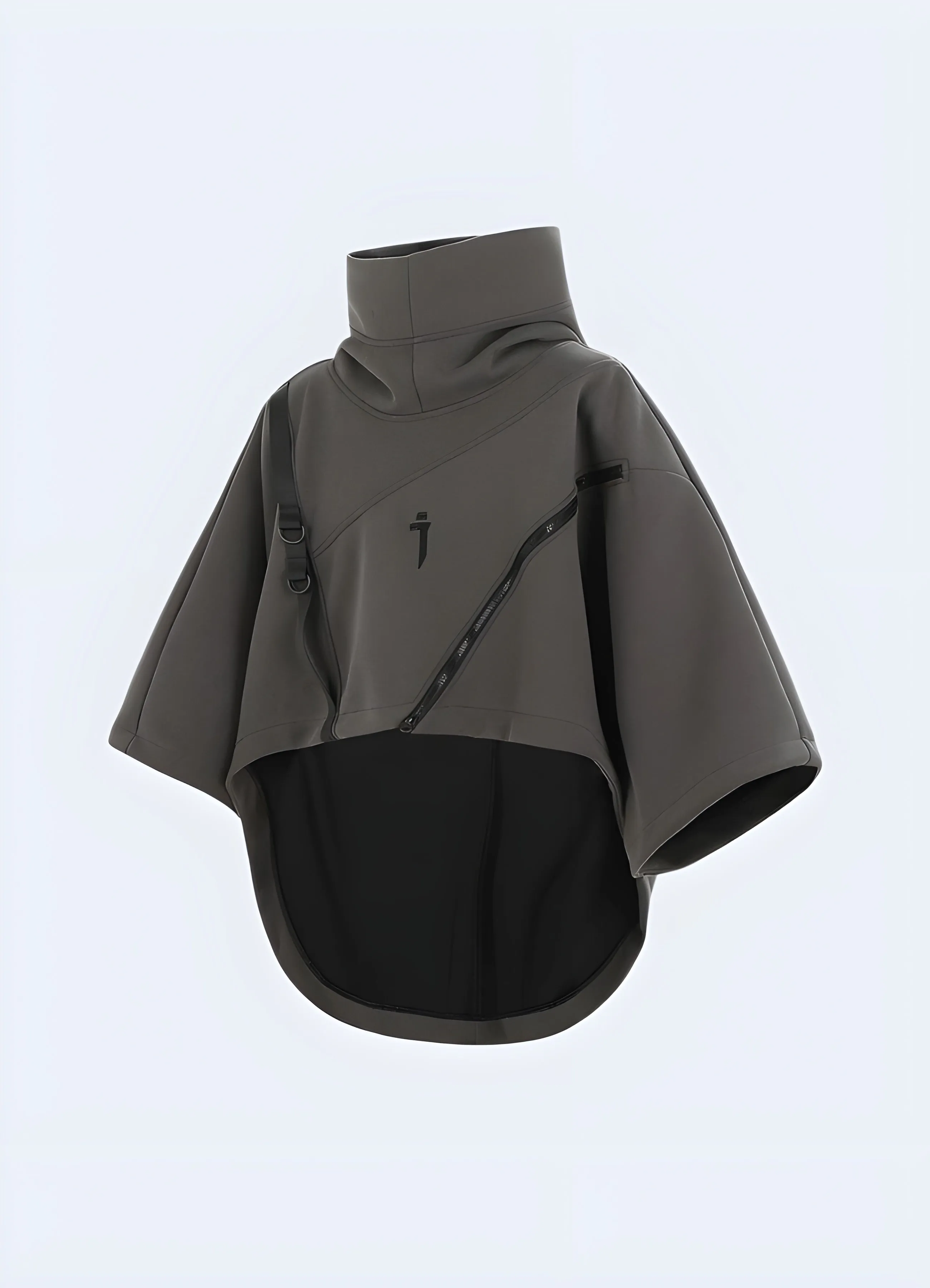 Techwear Crop Poncho