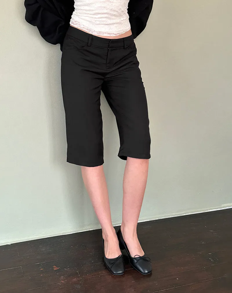 Tuni Capri Trousers in Tailoring Black