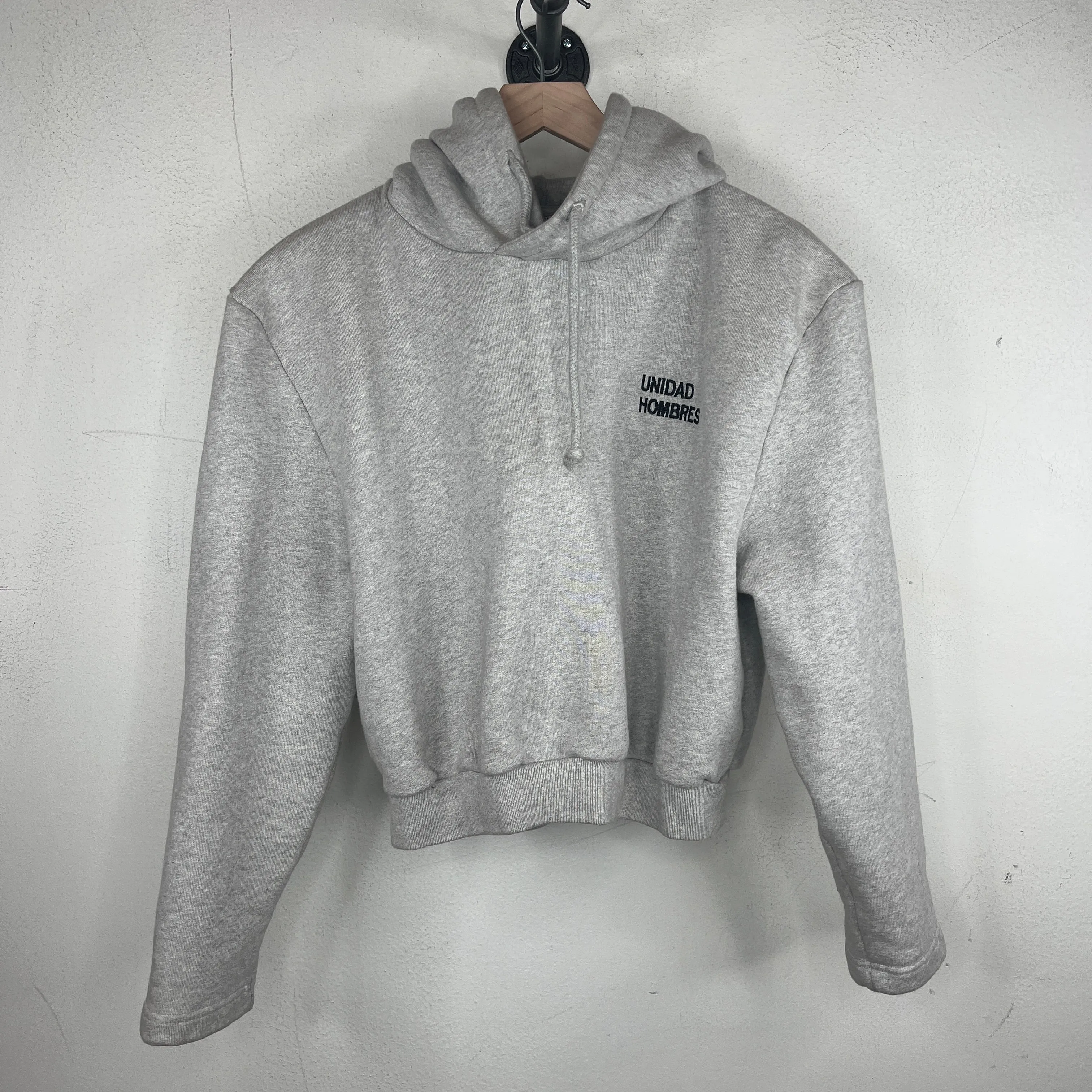 VETEMENTS Unidad Hombres Cropped Hoodie