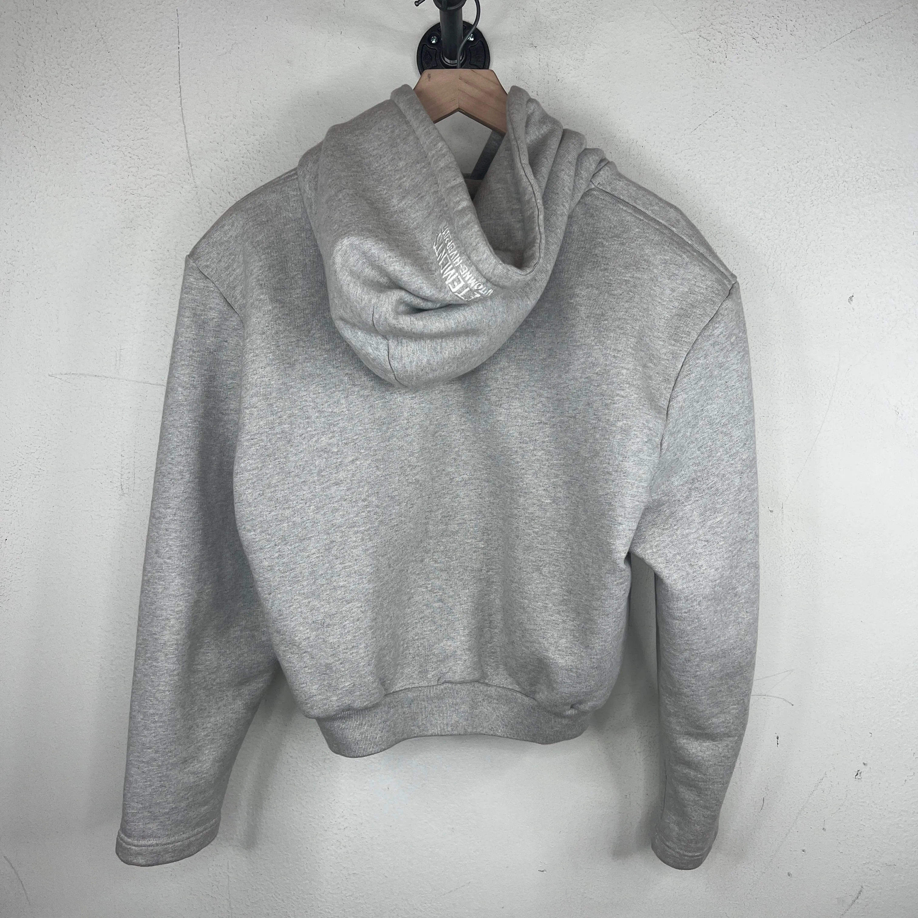 VETEMENTS Unidad Hombres Cropped Hoodie