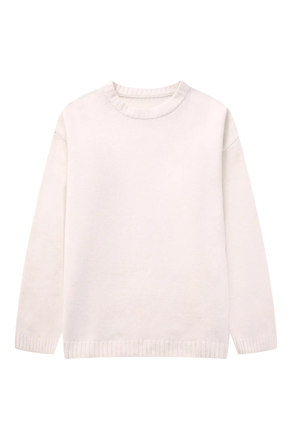 'Wynne' Crew Neck Long Sleeve Knitted Sweater (7 Colors)