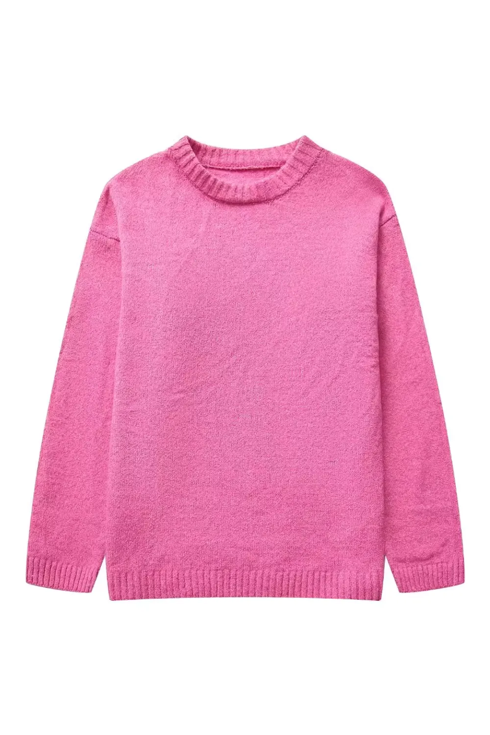 'Wynne' Crew Neck Long Sleeve Knitted Sweater (7 Colors)